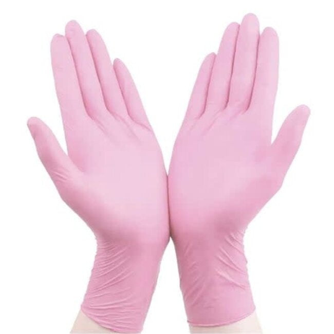 Pink Disposable Gloves