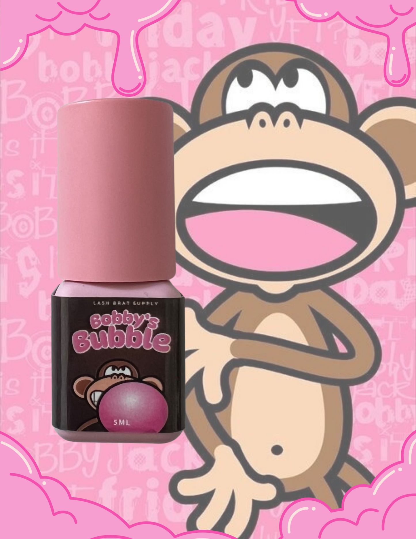 Bobby’s Bubble Pink Clear Glue