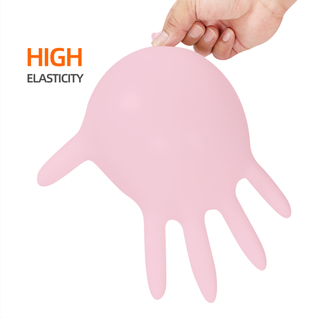 Pink Disposable Gloves