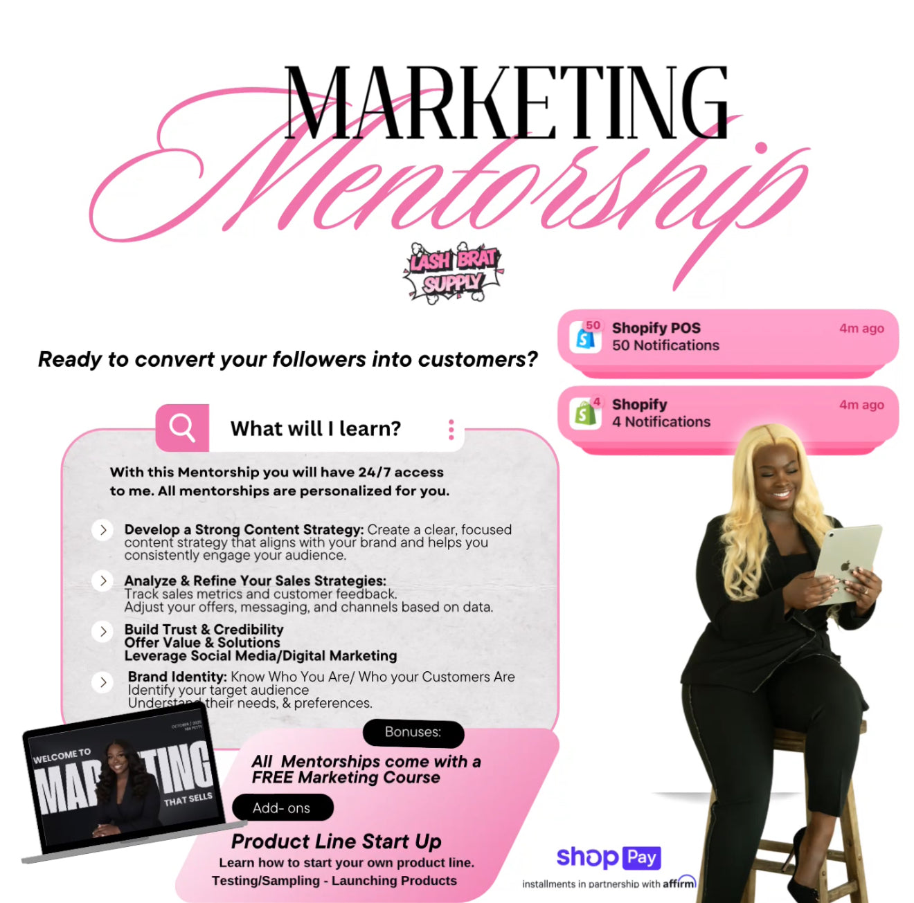 1-on-1 Marketing Mentorship